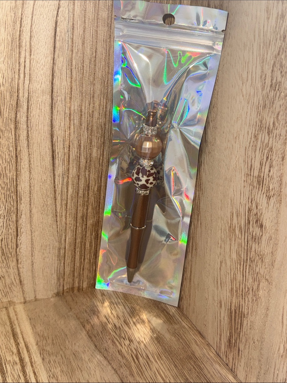 Gold Beaded Decorative Ballpoint Pen - Party Favor